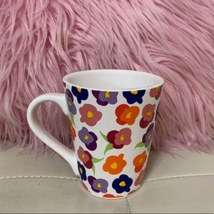 Rainbow flower mug
